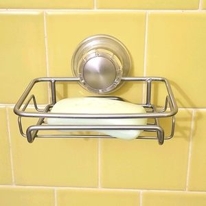 Turn-N- Lock Suction Bar Soap Dish